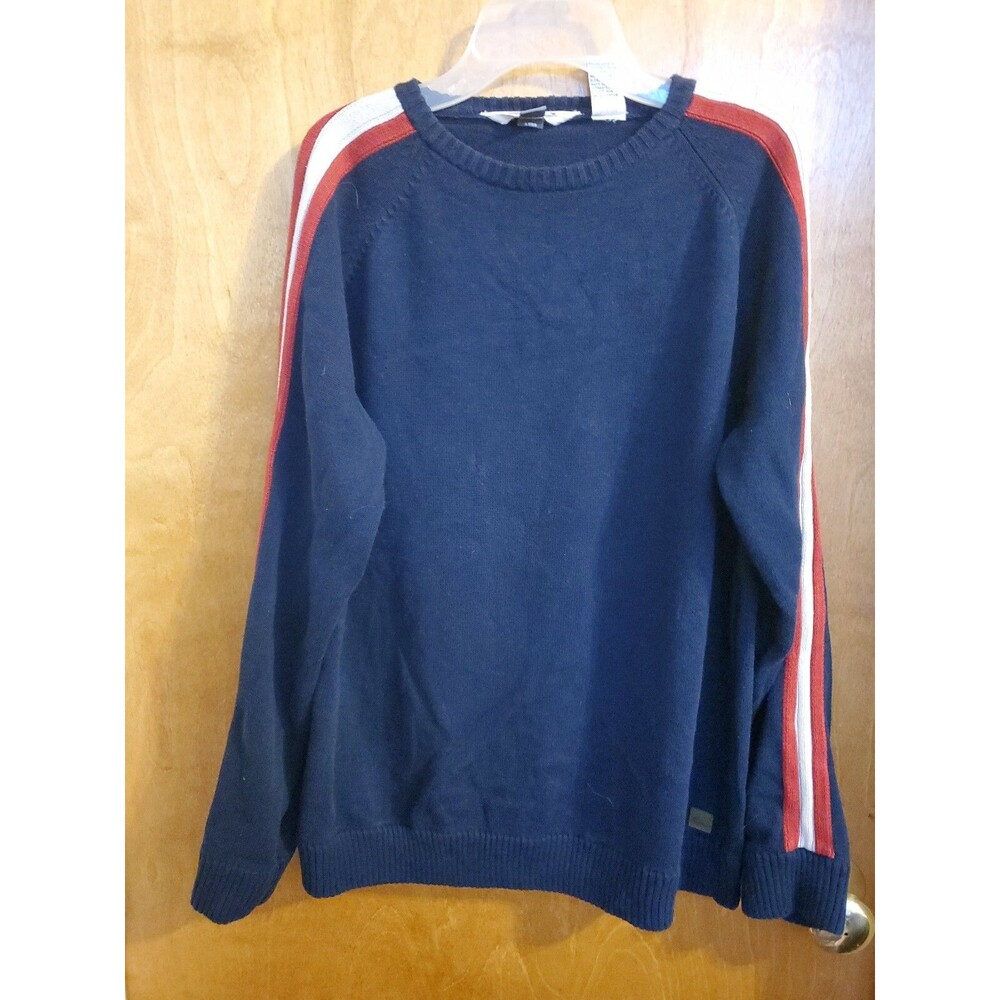 boy's quicksilver  xl 20 blue long sleeve sweater